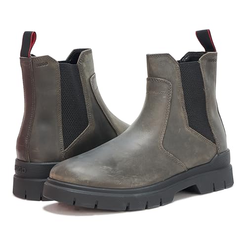Image of HUGO Men's Side Zip Lace Up Boot