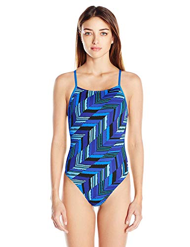 Speedo Women's Swimsuit One Piece Endurance+ Free Back Printed Adult Team Colors - Manufacturer Discontinued