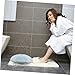 Zerodeko Sitz Bath Basin with Overflow Non Slip Design for Postpartum Care Pregnant Women Elderly Soothing Hip Wash Suitable for Toilet Seat with Overflow Drain for Comfortable Healing