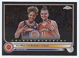 2022 Topps Chrome McDonald's All-American #100 Kiki Rice/Gabriela Jaquez Girls CO-MVPs Officially Licensed Basketball Trading Card (Stock Photo shown, Near Mint to Mint Condition)