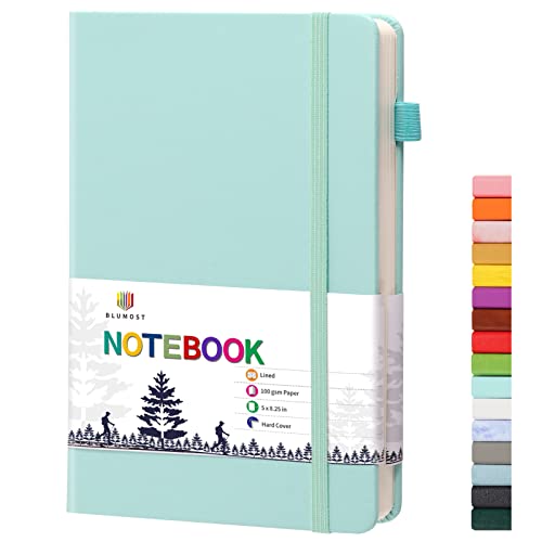 Carnet ligné avec poche intérieure anti-transpacement d'encre