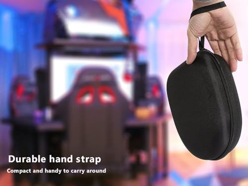 Image of M.G.R.J Portable Carrying Case Cover for Boat Nirvana Eutopia /Nirvana 751 ANC Bluetooth Headphones (Hard|EVA|Black)