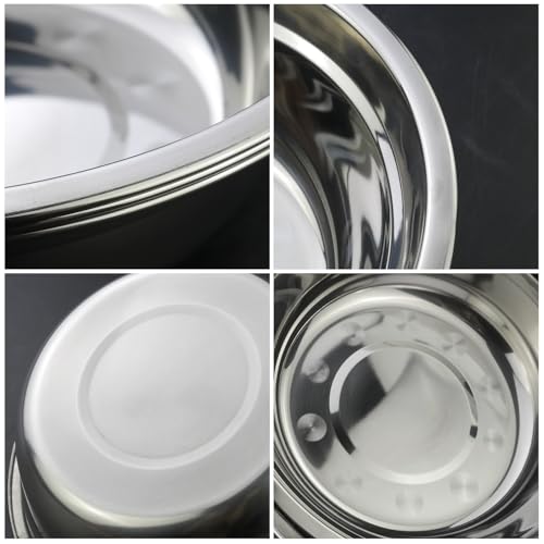 Set de 4 Tazones de Acero Inoxidable Morcte 2 Quart miniatura 4