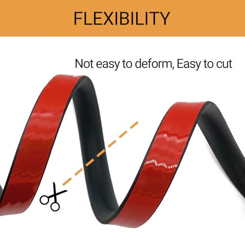 PACIXU Solid Rubber Weather Stripping, Self-Adhesive EPDM Rubber Seal Strip Gasket for Automotive, RV Slide Out Seal, Marine, Garage Doors/Window and More - 0.75” Width, 0.375” Height - 20FT by PACIXU - Image 5