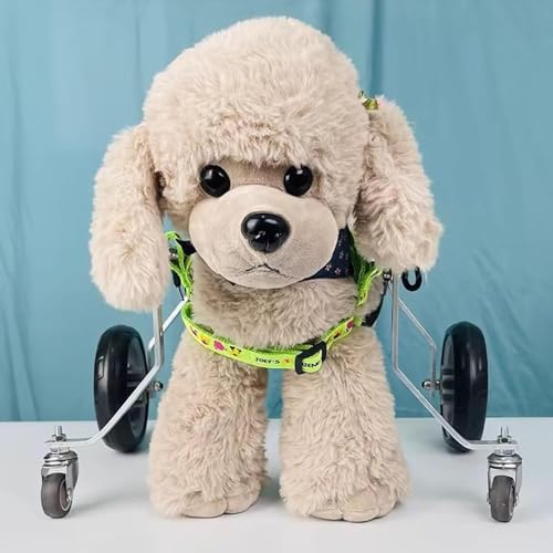 Veterinarian Approved 4-Wheel Dog Wheelchair & Adjustable Cat Wheelchair -…