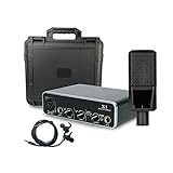 MIC MX4 Bon Prix Studio Carte Son USB Équipement Microphone &Accessoires Ensemble complet d'écouteurs for salle de chant d'enregistrement vocal