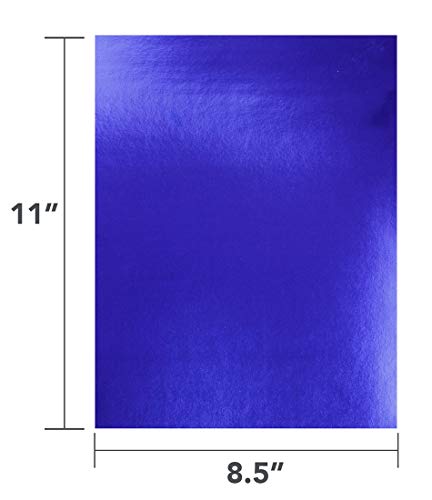 Hygloss Metallic Foil Board Sheets, Dark Blue - Image 4