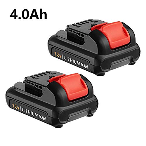 FirstPower for Dewalt 12V Lithium Ion Battery, 4000mAh Replace for DEWALT DC120 12-Volt