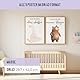 Affirmationsposter für Kinder 5er Set | Tier-Poster positive Glaubensansätze Kinderzimmer | Poster mit Affirmation als Geschenk zur Geburt, Taufe (Set Bär, Biene, Fuchs, Igel, Gans, DIN A3)
