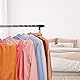 Relaxdays Drahtbügel, 50er Set, für leichte Kleidung, platzsparende Draht Kleiderbügel, Steg für Hosen und Röcke, weiß