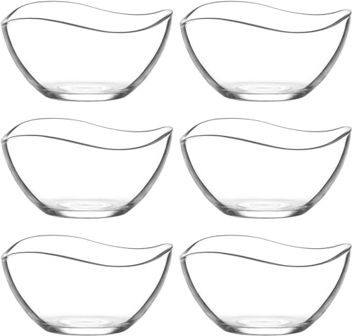 vienberg Glasschalen-Set aus hohwertigem Glas 6,12 oder 24tlg....