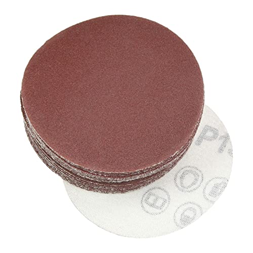 Utoolmart ディスクペーパー サンダー サンディングディスク サンドペーパー ダブルアクション マジック ペーパー 研磨 やすり 電動サンダー用 サンディングパット 木工用 ランダムアクションサンダー用 サンディング 研磨 サンダー用紙やすり丸型 #150 工木工生地研磨用 3インチ 外径 75mm 25枚