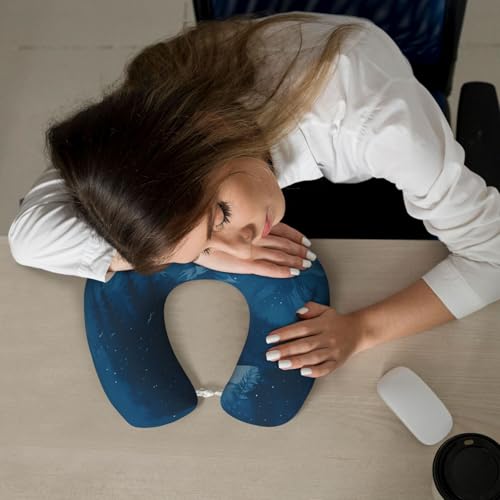 Almohada poliéster 30 cm x 25 cm cuello ergonómico miniatura 5