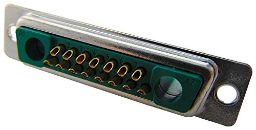 Enchufe, D, potencia mixta, 17 W2; material del cuerpo del conector: cuerpo de acero; montaje del conector: montaje de cable; material de contacto: cobre 09 69 301 5172; 1 unidad