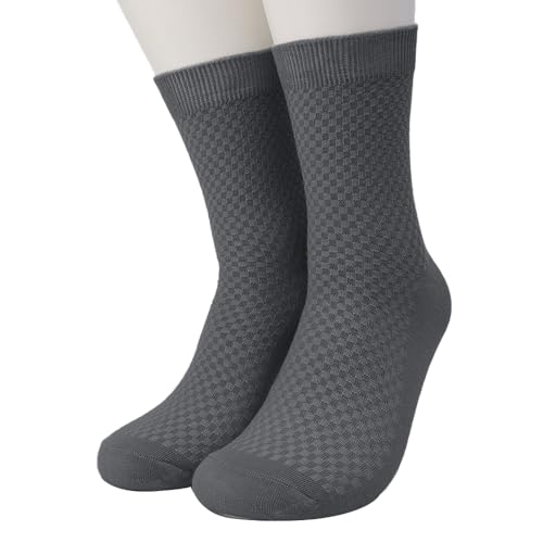 1pair Solid Color Socks Business Breathable Men Women Elastic Socks Casual Man Dress Sock2