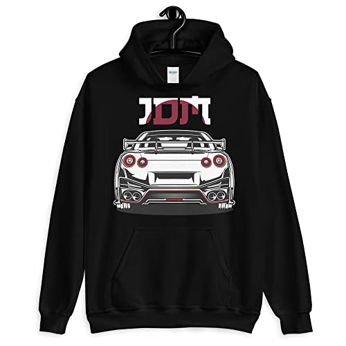 R35 Skyline GTR Rear Tail Lights JDM Unisex Hoodie2