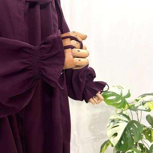 Image of NAZNEEN Saudi Jilbab Full Length and Noise Pc MATT NIDA Fabric with extra panel to cover face