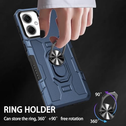Coque Xiaomi Redmi Note 12 étui rigide antichoc avec support rotatif PC