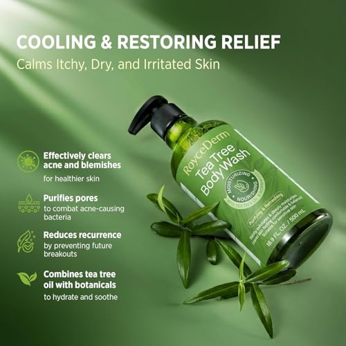 Image of Roycederm Tea Tree Body Wash 3 Pack