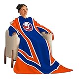 Snuggie New York Islanders – The Original Wearable Blanket with Sleeves | Super Soft Fleece | As Seen on TV | Officially Licensed NHL Gear
