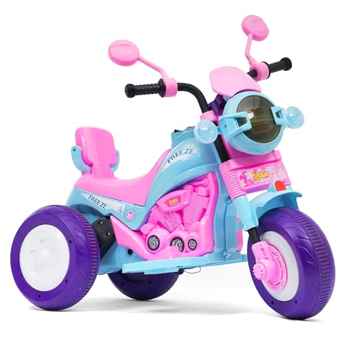 Image of PRO KIDS S500 Rechargeable Electric Kids Bike with Bluetooth, USB, AUX, Music & LED | Ride-On Bike for Boys & Girls (1.5-4 Years) | 6V Battery Powered | Foot Accelerator