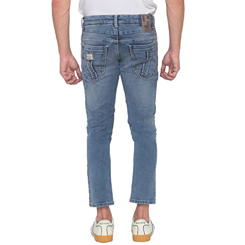 Image of Spykar Men's Cotton Skinny Low Rise Jeans (MACT-01BB-072)