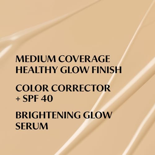 Image of IT Cosmetics CC+ Nude Glow SPF 40 - Medium Coverage Foundation, 2% Niacinamide + Hyaluronic Acid Brightening Glow Serum, Lightweight Up to 24H Hydration, Normal to Dry & Mature Skin - 1.08 fl oz