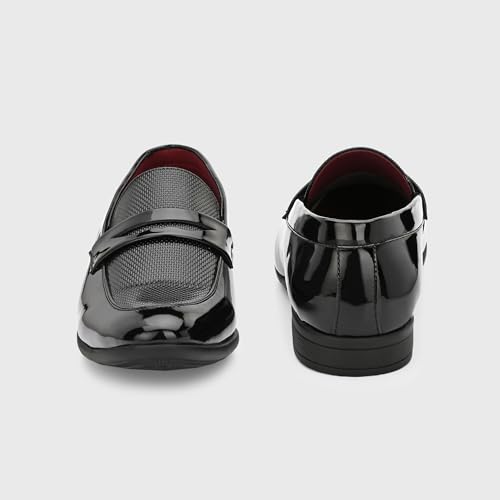 Image of Centrino Mens Formal Shoes |Slip on Design with Cushioned Insole for Comfort |Craftsmanship for All-Day Elegance (9753)