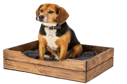Doggy Panier pour chien en bois résineux, panier pour chien, en 4 tailles, 50-100 cm de long, 10...
