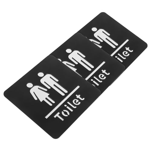 ledmomo ���ʃA�N�������g�C���T�C���X�e�b�J�[ 3���Z�b�g �u���b�N�ƃV���o�[ �����` �o�X���[�������W�� ���ʏ� �g�C�� �����{�ݗp�Ǌ|��