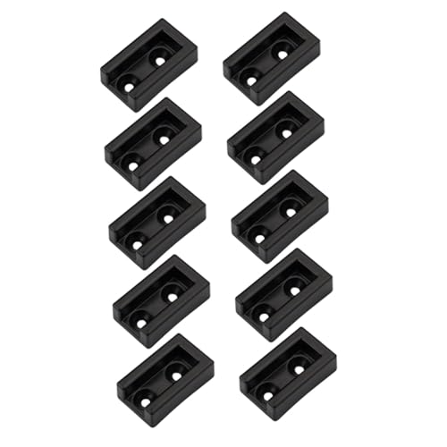 TOYANDONA 10 Piezas Soporte para Barra de Armario Base Robusta Antióxido para Colgar Ropa Armarios y Roperos Compatible con Barras de Vestidor Diseño Elegante y Resistente
