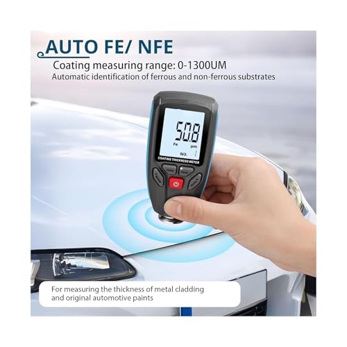 Medidor digital de espesor para pintura automotriz miniatura 2