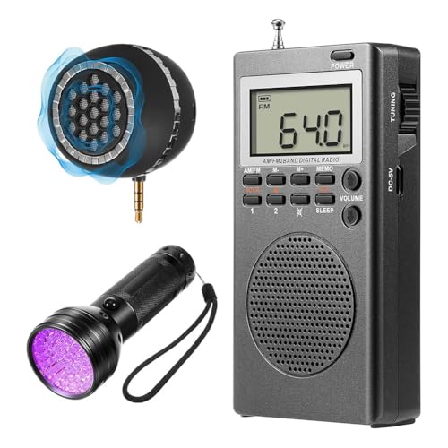 Kit de Equipo, Caja de Comunicación, Incluye: Radio Paranormal, Altavoz, Linterna LED UV y Herramientas de Investigación.