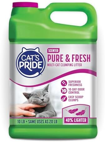 Cat's Pride Premium Lightweight Clumping Litter: Pure & Fresh - U...