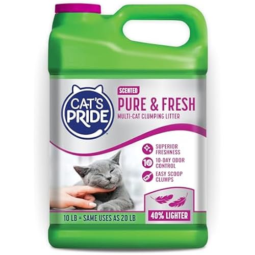 Cat's Pride Pure & Fresh Scented Clumping Litter 10lb