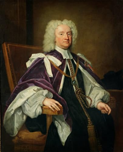 Affiche toile portrait de Sir Jonathan Trelawny par Godfrey Kneller reproduction art 60x90cm