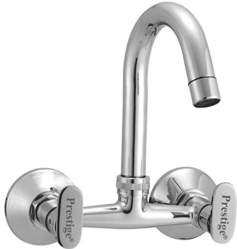 Prestige Brass Snow Sink Mixer Sink Mixer Chrome Silver platet Tap Faucet Bib Cock Angle Cock Pillar Tap Mixer Faucet Kitchen Mixer Faucet