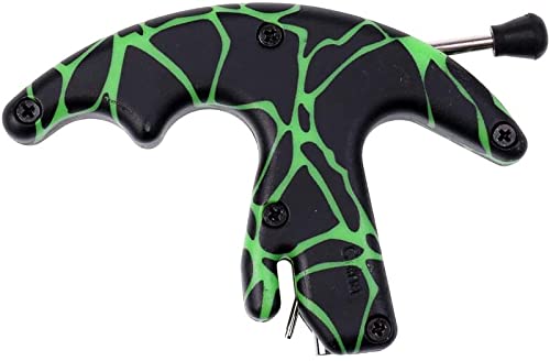 Archerest Bow Release Aid For Youth, Beginners - 3 Finger Thumb Trigger For Recurve Bow Compound Archery (Green) #TOP3