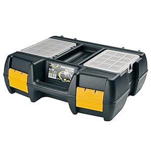 Art Plast MaletÃ­n para herramientas elÃ©ctricas en polipropileno L400xP340xH133 mm con 2 organizadores en la tapa y gomaespuma en el interior