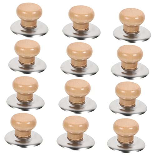 Cabilock 12 Piezas Pot De Olla Topas De Reemplazo Manejo De Olla De Olla Sartén Instantáneos Wok Utensilios De Sartén Mango De Tapa Manijas De Reemplazo De Bote Soporte para Tapa Perillas