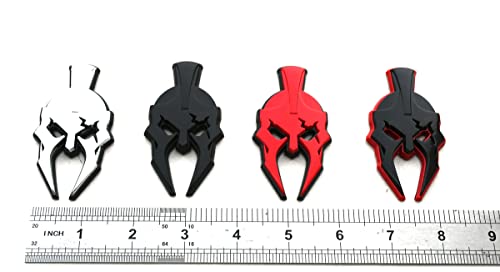 Image of 2Pcs Custom Gladiator Emblems Car Badge Left Right Side Sticker Compatible with Jeep Wrangler JL JK Gladiator Universal Car Vehicle, Truck, Motorcycle (Black Orange Line)