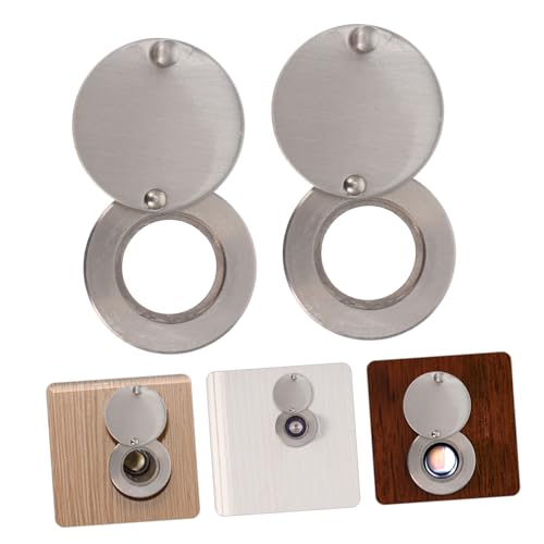 2pcs Copper Peephole Cover Privacy Assurance Door Viewer for Enhanced Security User-Friendly Installation Copper Material for Front Doors miniatura 5