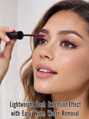 Image of Mynena Rose Pink Lash Tubing Mascara | Smudge-Proof Flake-Free Long Lasting Lightweight Eyelash Extension Effect | Lengthening Defining Curling Buildable Formula Eye Makeup