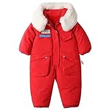 Kinder Schneeanzug Mädchen Jungen Daunenjacke: Es eignet sich sehr gut für den Alltag, Skifahren, Schule, zum Wandern, Feiern und Reisen.Es ist auch ein sehr gutes Geschenk für Geburtstage, Weihnachten, Feiertage, Karneval und Silvester usw.