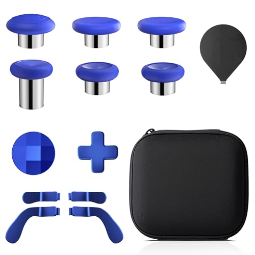 Palillos de metal 13 en 1 para Xbox One Elite Series 2 kit de joysticks y palas
