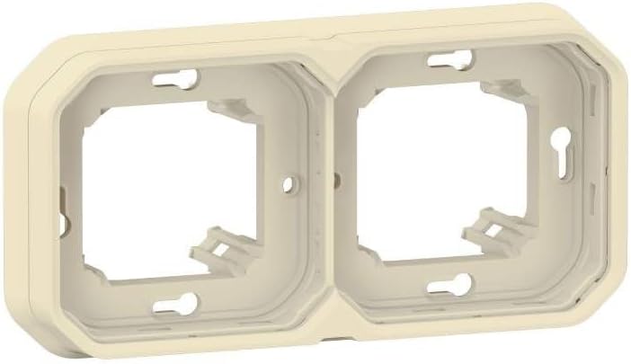 LEGRAND PLEXO 069853L Recessed Plate - 2 Positions - Horizontal or Vertical - Beige