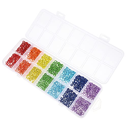 Cabilock 8/10mm Colorful Screw Eye Jewelry Making Findings DIY Craft Supplies Hooks for Jewelry