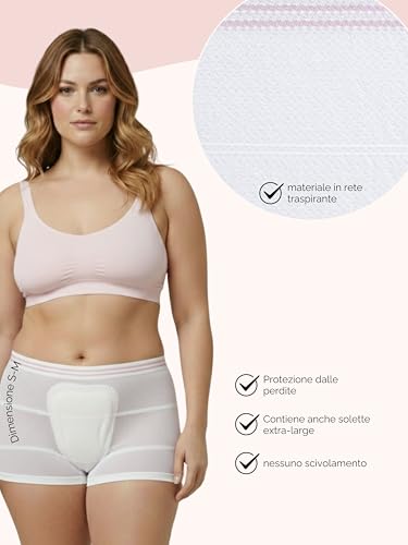 Herzmutter Intimo Post-Parto - Confezione Da 7 - Oekotex - Slip Premaman - Intimo Monouso Per Donna 9500 (S-M) - 5
