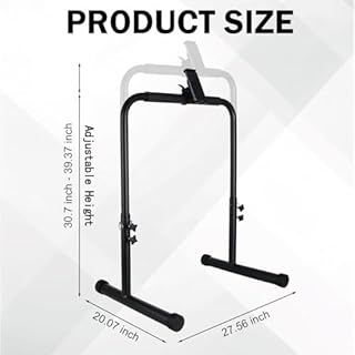 24.4 Inch Wide Handle Bar for Walking Pad Only with Phone Holder - Universal Fit, Stable & Non-Slip Handrail for Indoor Home Gym Workouts (Adjustable Height from 30.7 to 39.37 Inch)