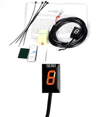 MOQIAOSEIKO Compatible with Honda Motorcycle Gear Indicator Waterproof Display